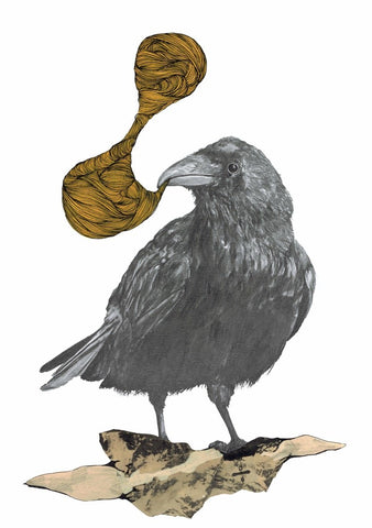 " Raven " Card A5